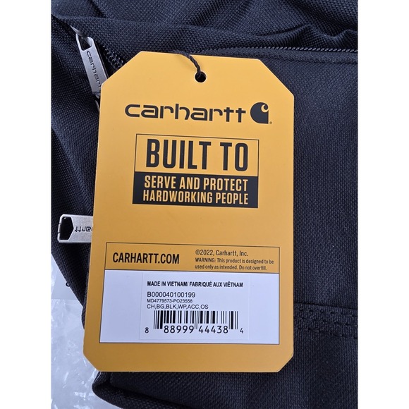 Carhartt Waist Pack CB0401 Black Rain Defender Water Repellent New With Tags - Picture 2 of 10